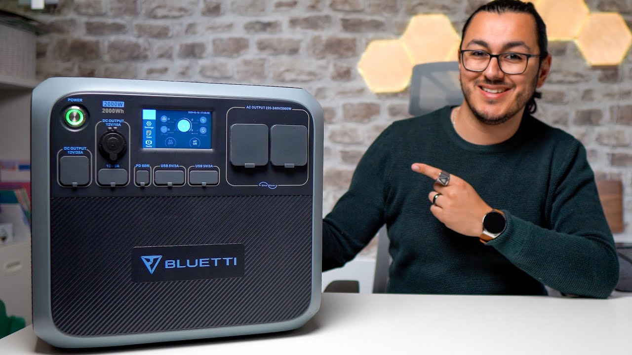 une STATION d'énergie SOLAIRE et PORTABLE de 2000W | BLUETTI AC200P