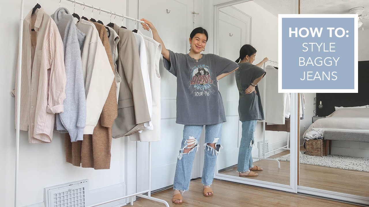 10 CASUAL OUTFITS with 1 JEAN | STYLING BAGGY JEANS