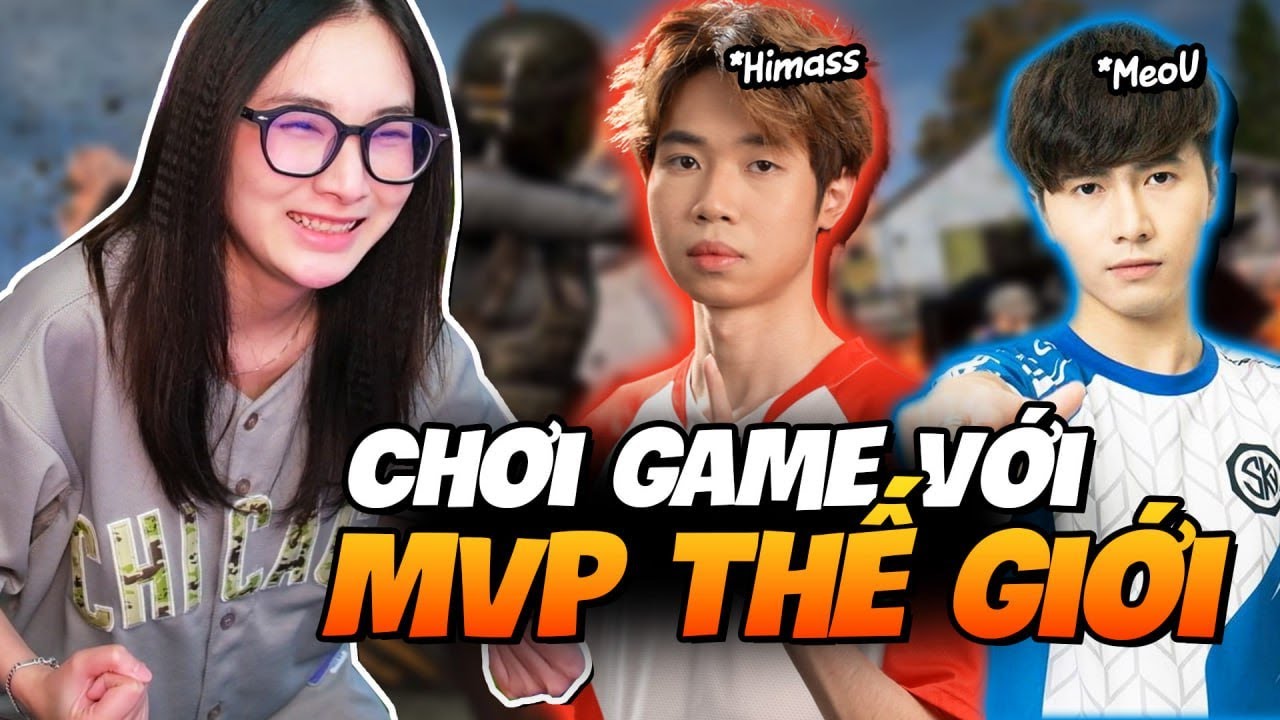 DITI C&Ugrave;NG HIMAS V&Agrave; M&Egrave;O &Uacute; QUẬY TAN ĐẤU TRƯỜNG PUBG