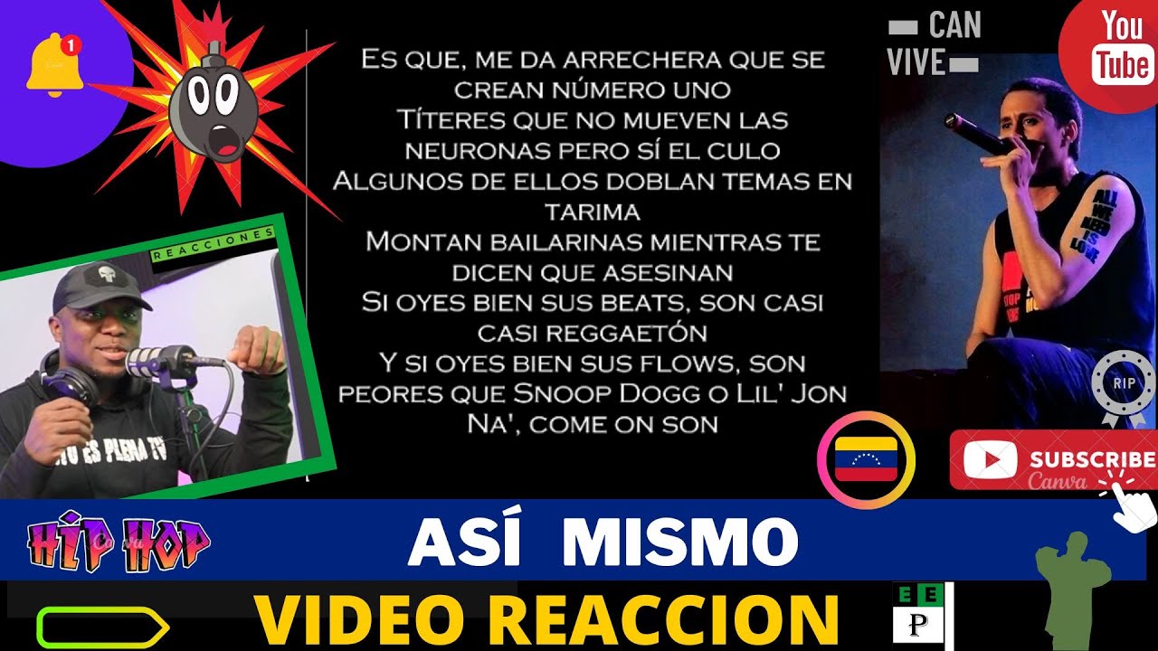 |PANAMEÑO REACCIONA| ASI MISMO - Canserbero 