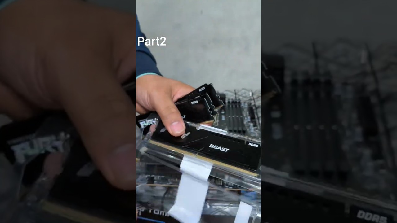 How to Install 128GB DDR5 RAM (Kingston FURY Beast) | i9-14900K Build Part 2 