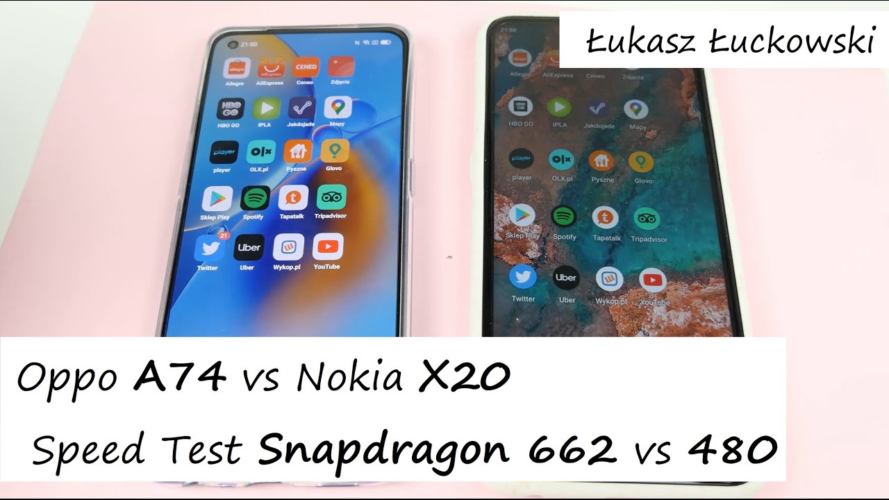 Oppo A74 vs Nokia X20 ❗❗❗ |  Speed Test | Snapdragon 662 vs Snapdragon 480