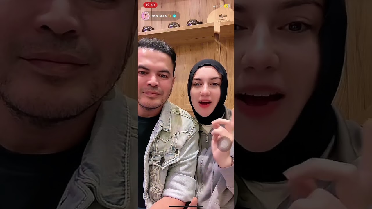 Live Tiktok, Iris bella dan suami 🥰😍 #irish #irishbella