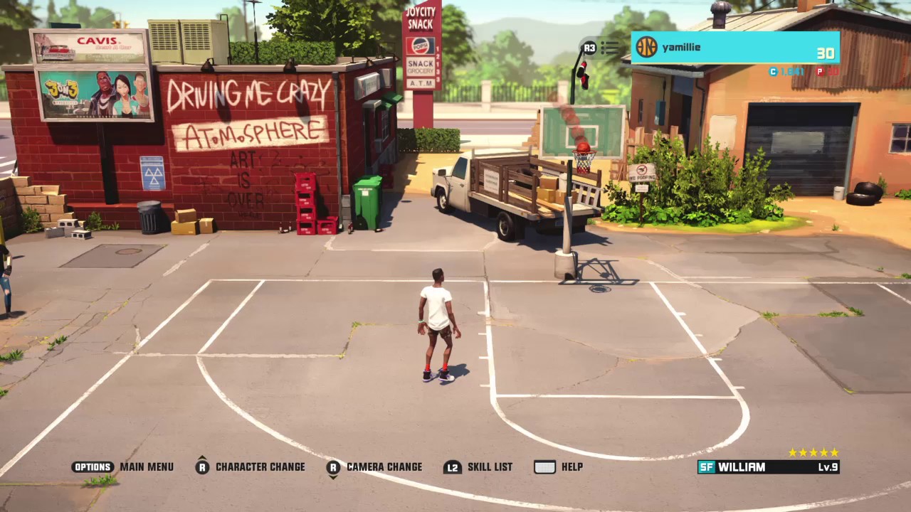 3on3 Freestyle (NA): William's Post-Up Fake Spin Layup