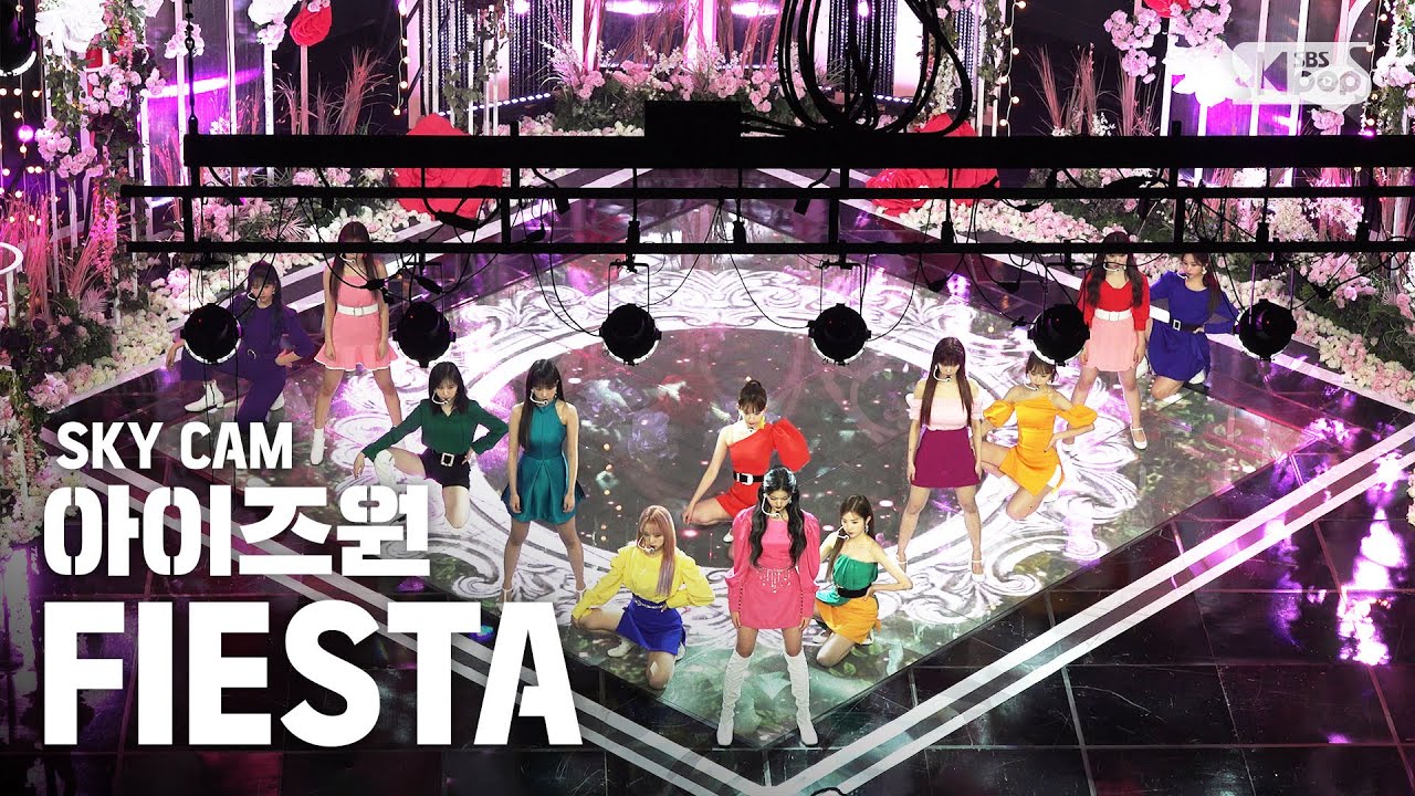 [항공캠4K] 아이즈원 'FIESTA' (IZ*ONE 'FIESTA' High Angle Cam)│@SBS Inkigayo_2020.2.23