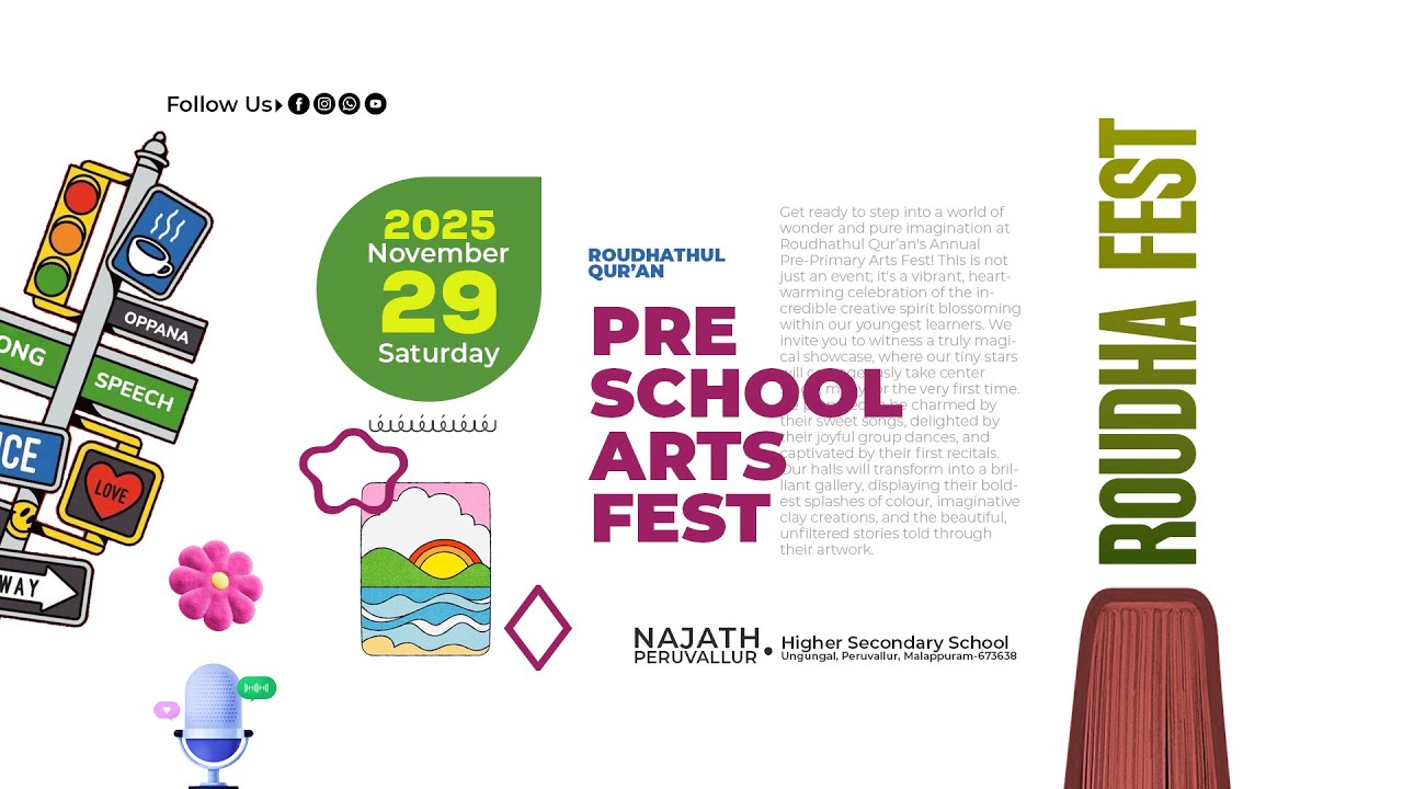 ROUDHA FEST 2025 | ROUDHATHUL QUR'AN MONTESSORI PRE SCHOOL | NAJATH HSS PERUVALLUR