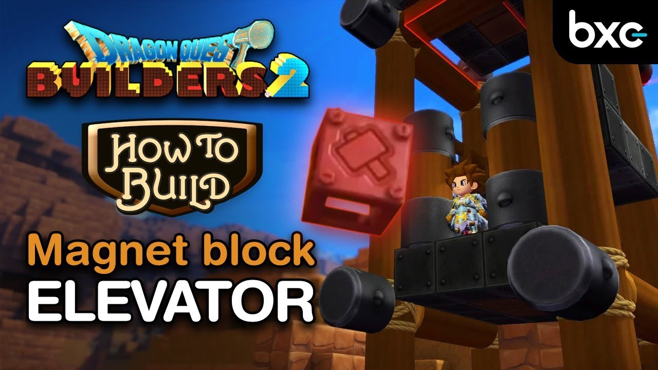 How to build an elevator with magnet blocks | Dragon Quest Builders 2