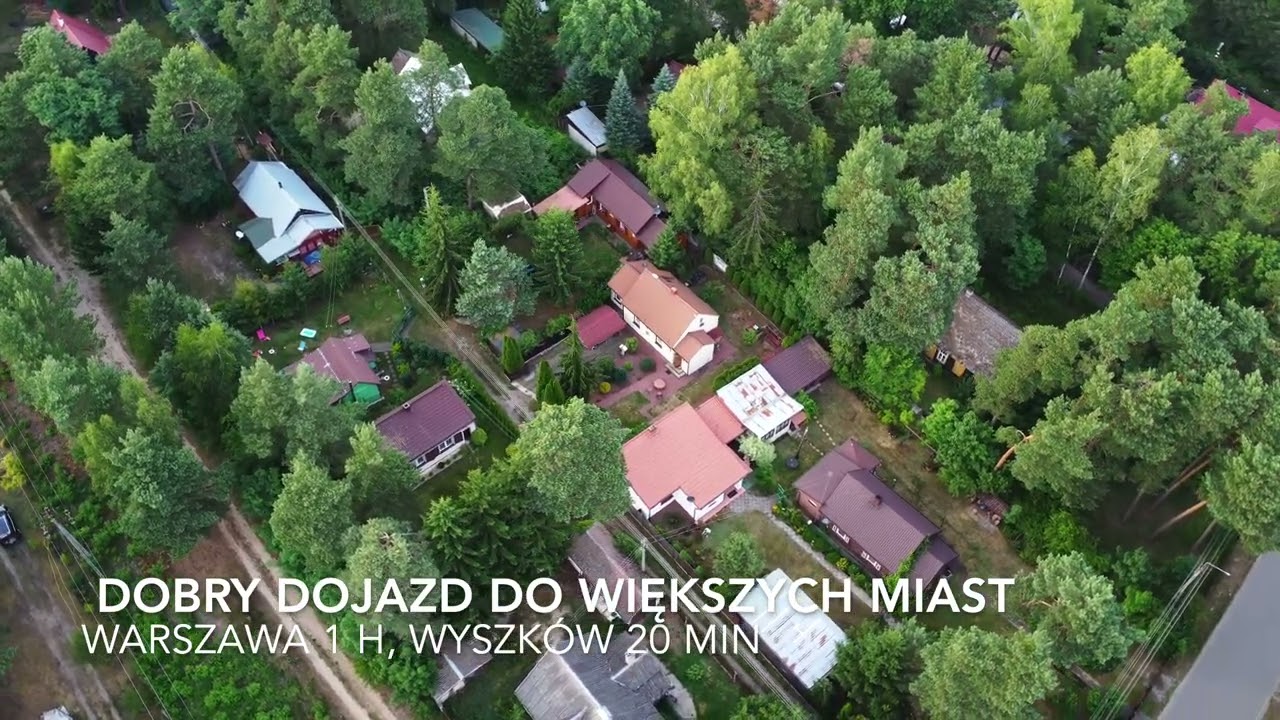 Prezentacja domu całorocznego w Urlach, niecałą godzinę&nbsp;drogi od Warszawy | 3 pokoje | 1 łazienka
