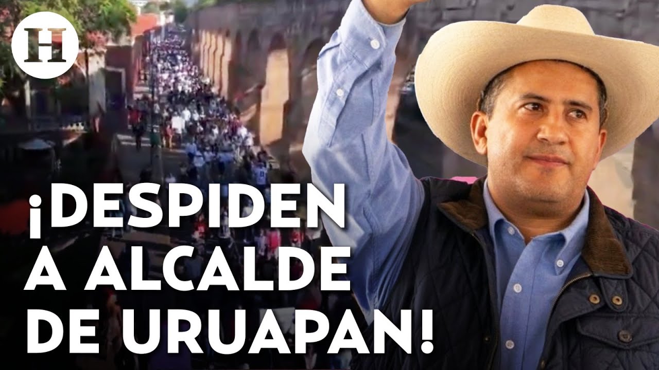 ¡Entre lágrimas y protestas! Despiden a Carlos Manzo, alcalde de Uruapan, tras su asesinato