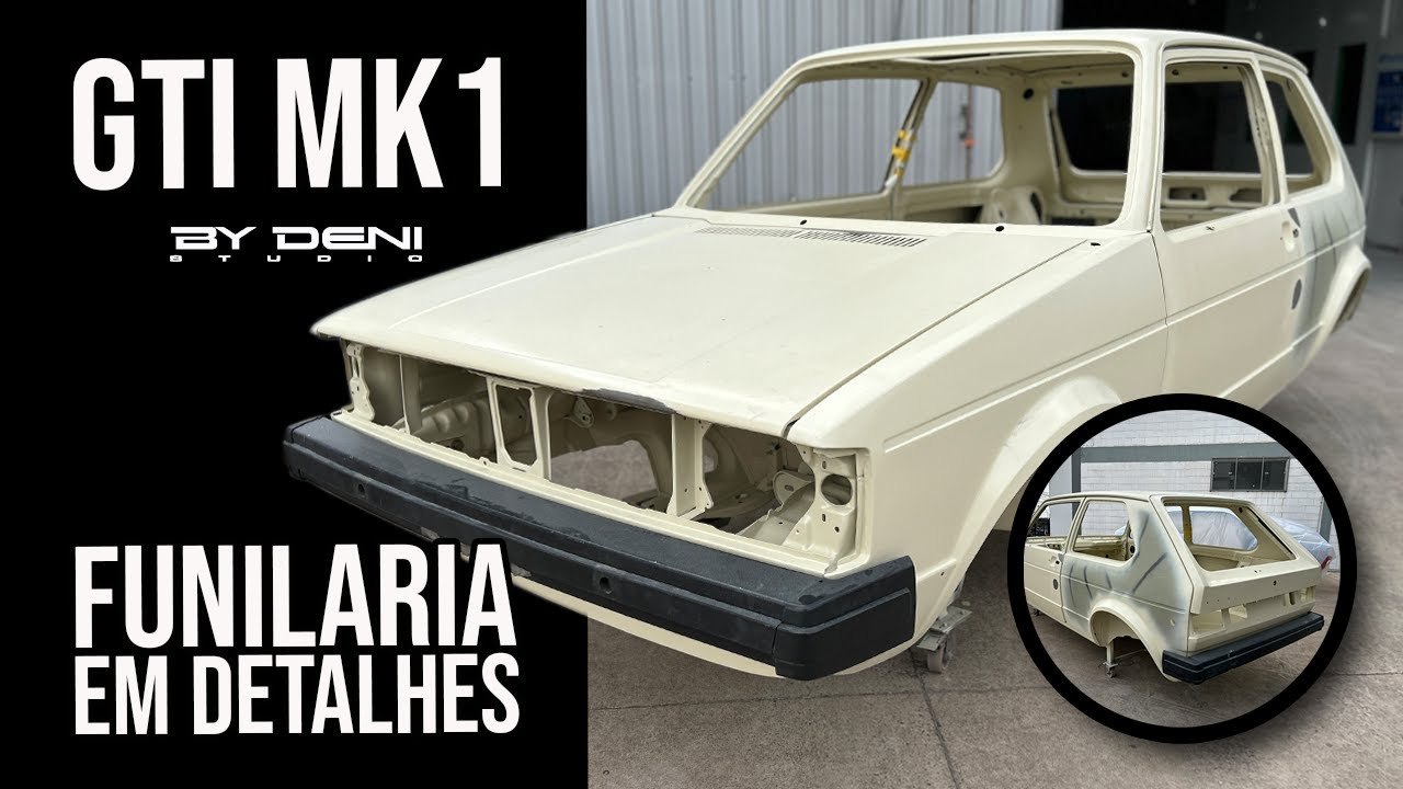GTI MK1 do TK: Funilaria em detalhes + Finalizamos a primeira etapa! ft. @Macchina