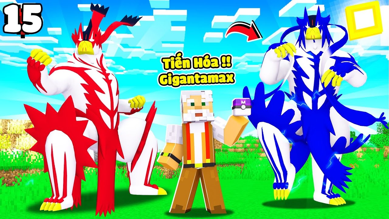 MINECRAFT PIXELMON TẬP 15 | CHÚ 9 TIẾN HÓA GIGANTAMAX😰HUYỀN THOẠI VÕ THUẬT URSHIFU🥳❗