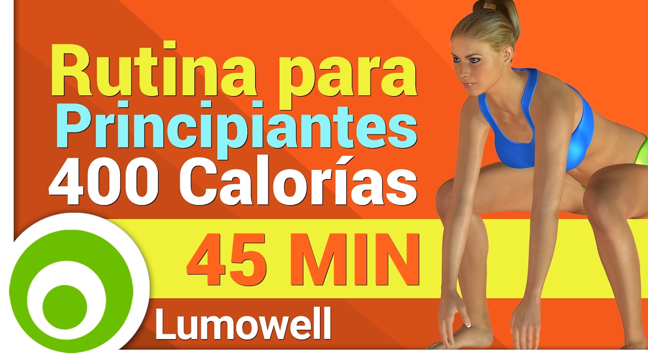 Rutina para Principiantes en Casa - Ejercicios para Quemar 400 Calorías
