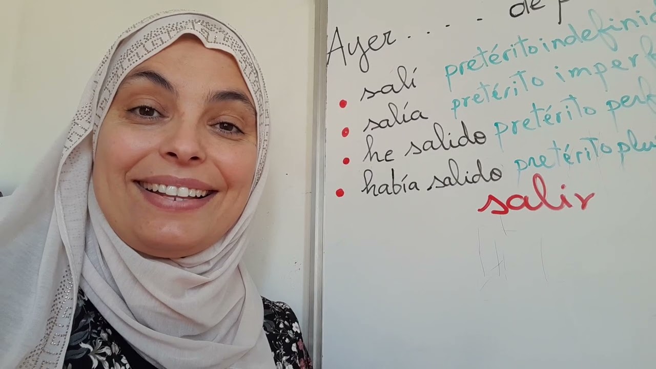 Practicamos pasado verbo salir خرج في الماضي