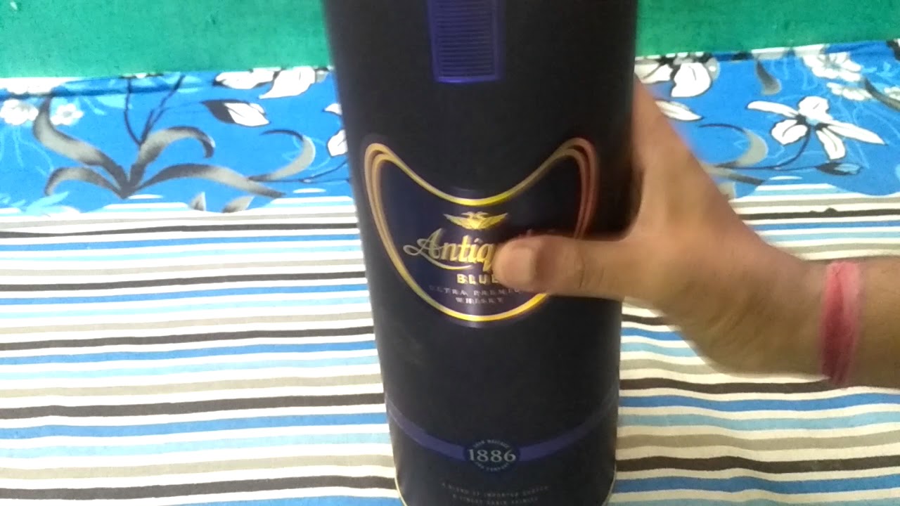 Antiquity Blue Whisky Unboxing | Indian Version Liquor | 750 ml