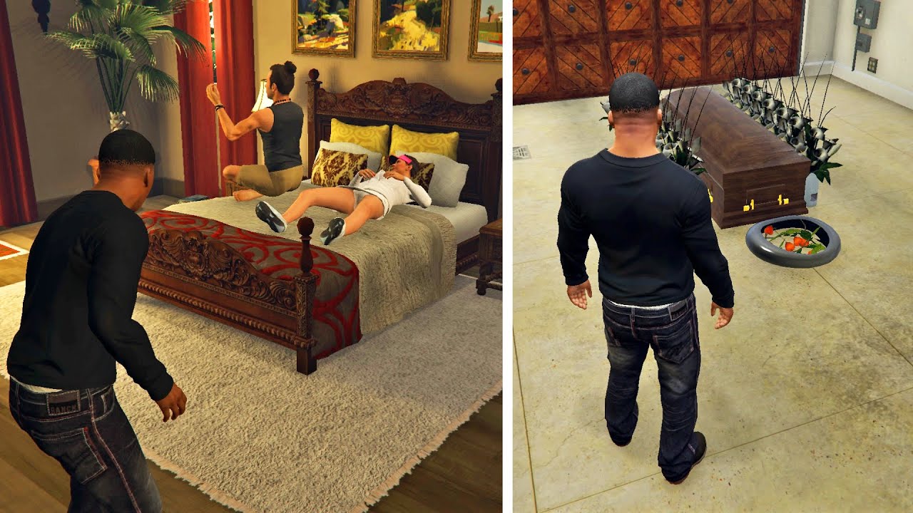 شاهد العجب عندما زرت منزل مايكل بعدما مات في جي تي أي 5 | GTA V Michael's Family