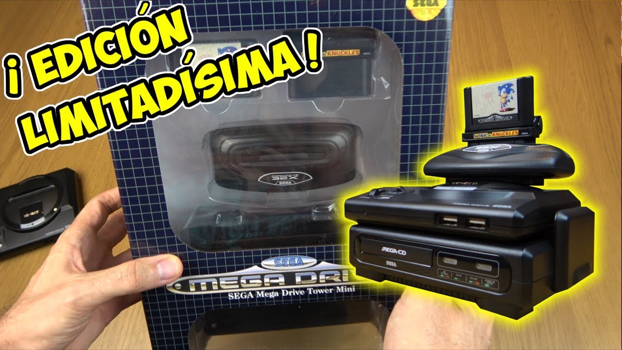 SEGA TOWER MINI / MEGA DRIVE TOWER MINI VERSION EUROPEA edición limitada para youtubers
