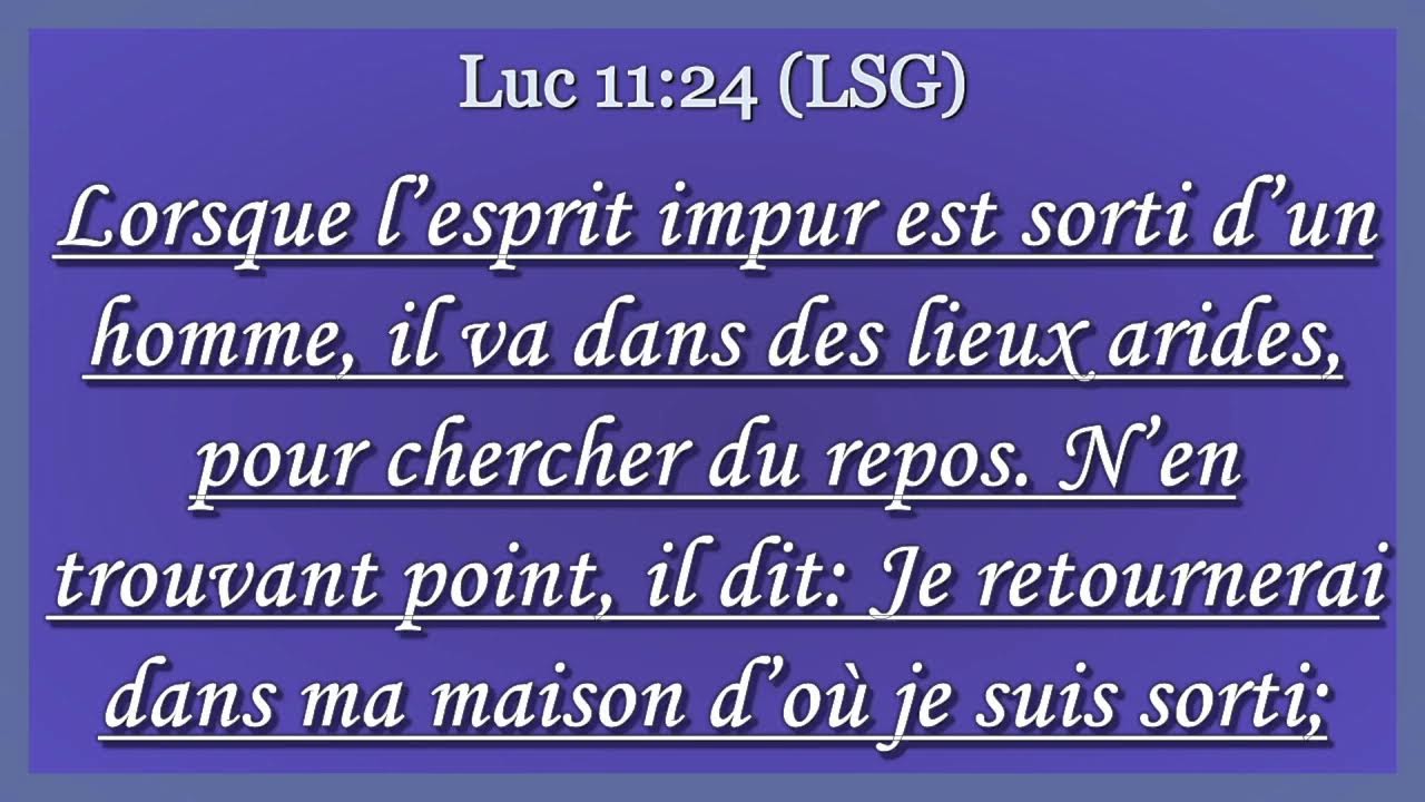 LE NAVIRE DE GUERRE THEME COMMENT ETRE DELIVRE  DE L'ESPRIT DE SORCELLERIE  11/03/2026