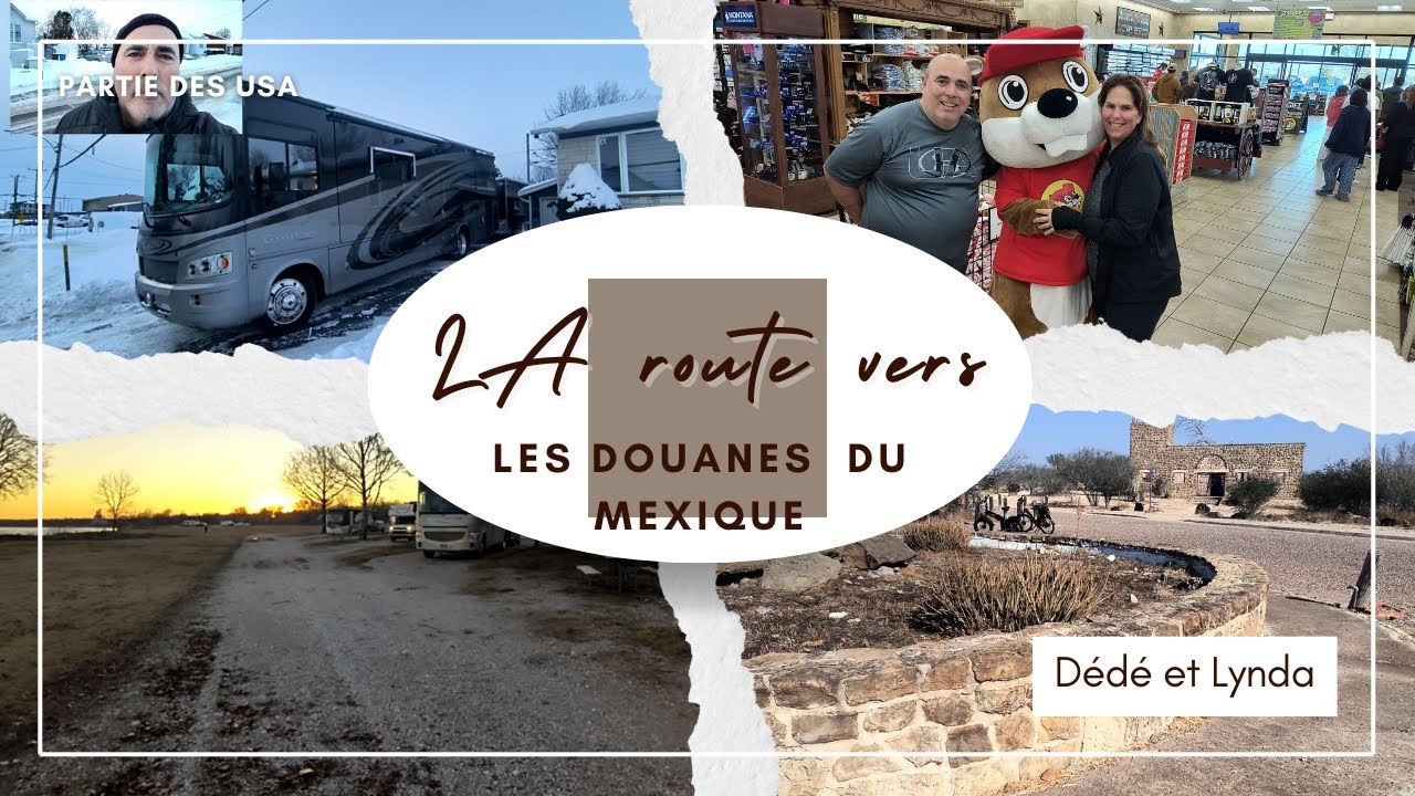 la route du Québec vers le Mexique en hiver