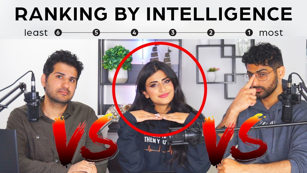 WE TOOK IQ TESTS AND RANKED OUR INTELLIGENCE