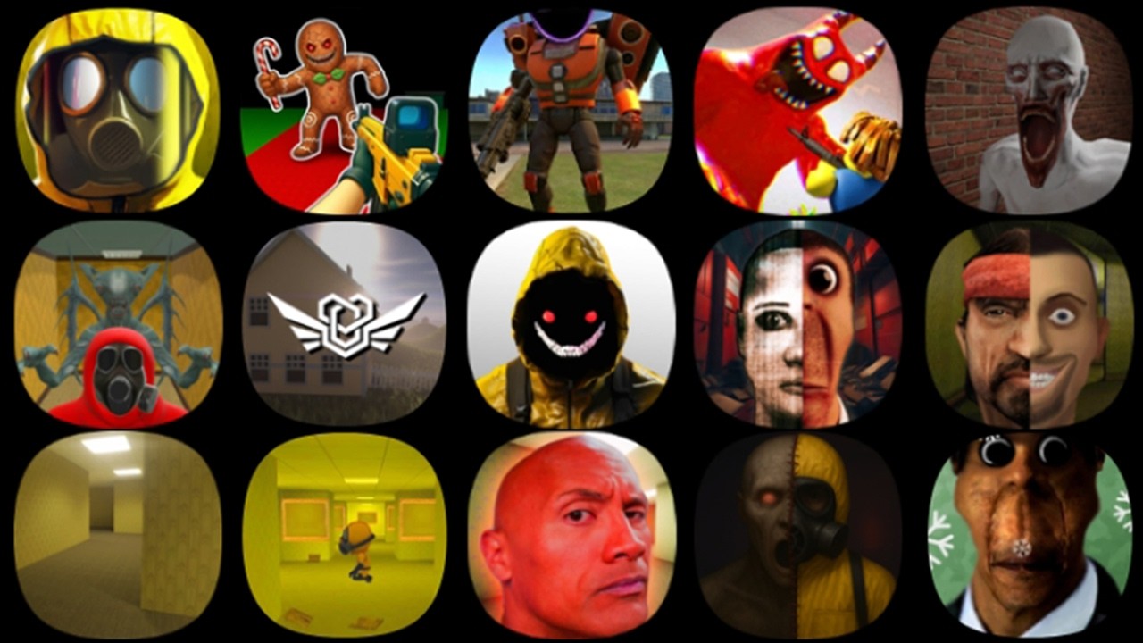 Hide in The Backroom 💥 Monster Shooter 🔫 Nextbots Sandbox 💥 Horror Face 🔫 Silen Maze Backrooms 💥