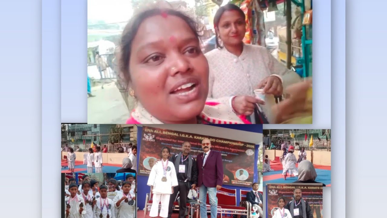 কলকাতা ক্যারাটে প্রতিযোগিতা অংশগ্রহণ করে 