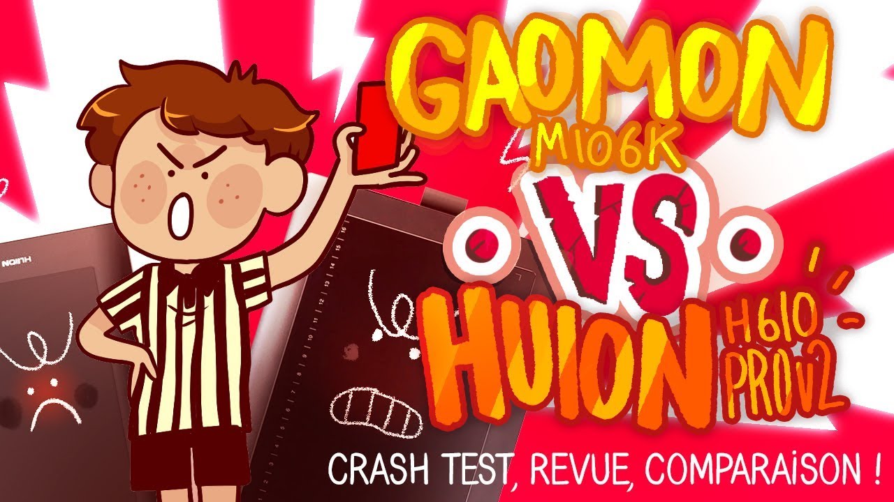 HUION VS GAOMON !⚡ la meilleure tablette à moins de 100€ ?