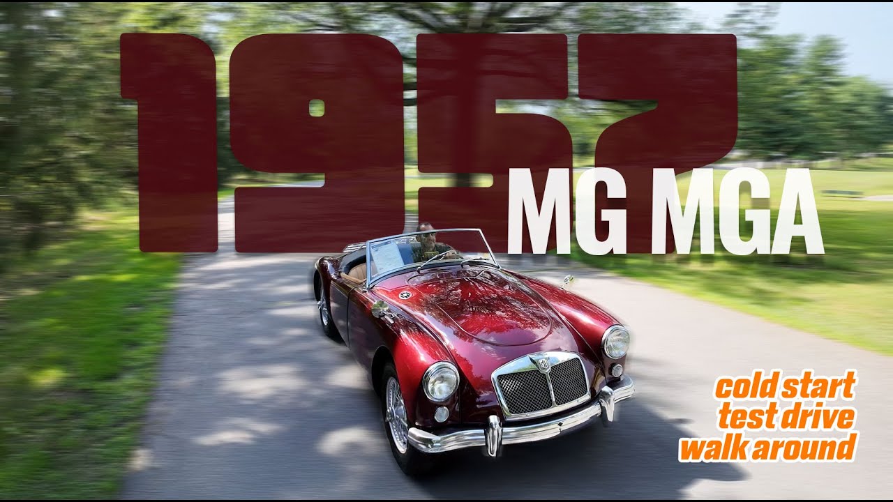 Roadster MGA z 1958 r. | Odrestaurowany po nakrętkach i śrubach, Bordeaux Metallic, ikona brytyjs...