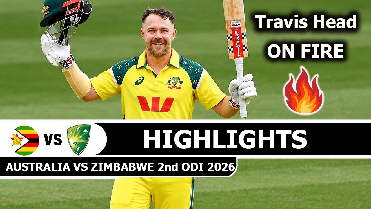 AUS vs ZIM 2nd ODI Match Highlights 2026 | Australia vs Zimbabwe