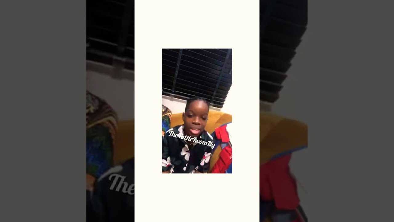 boluwatife wizkid's son reaction to people saying he is showing off