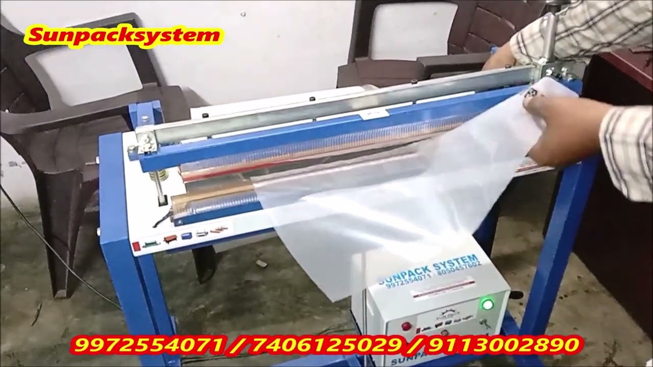 Pedal Sealing With Cover Cutting Machine | LDPE Cover Cutting & Sealing Machine | 2 in1 Pedal Sealer