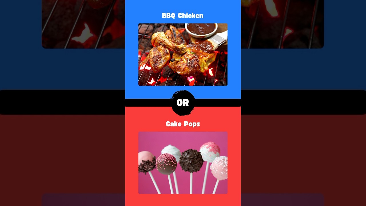 Pick one kick one sweet vs savory! Would you rather game!