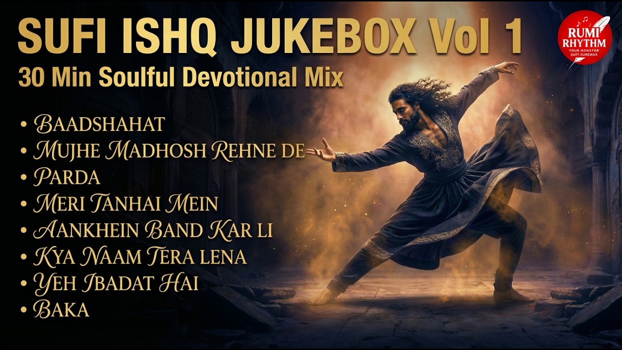 Sufi Ishq Jukebox – 30 Min Soulful Devotional Mix (Vol. 1)