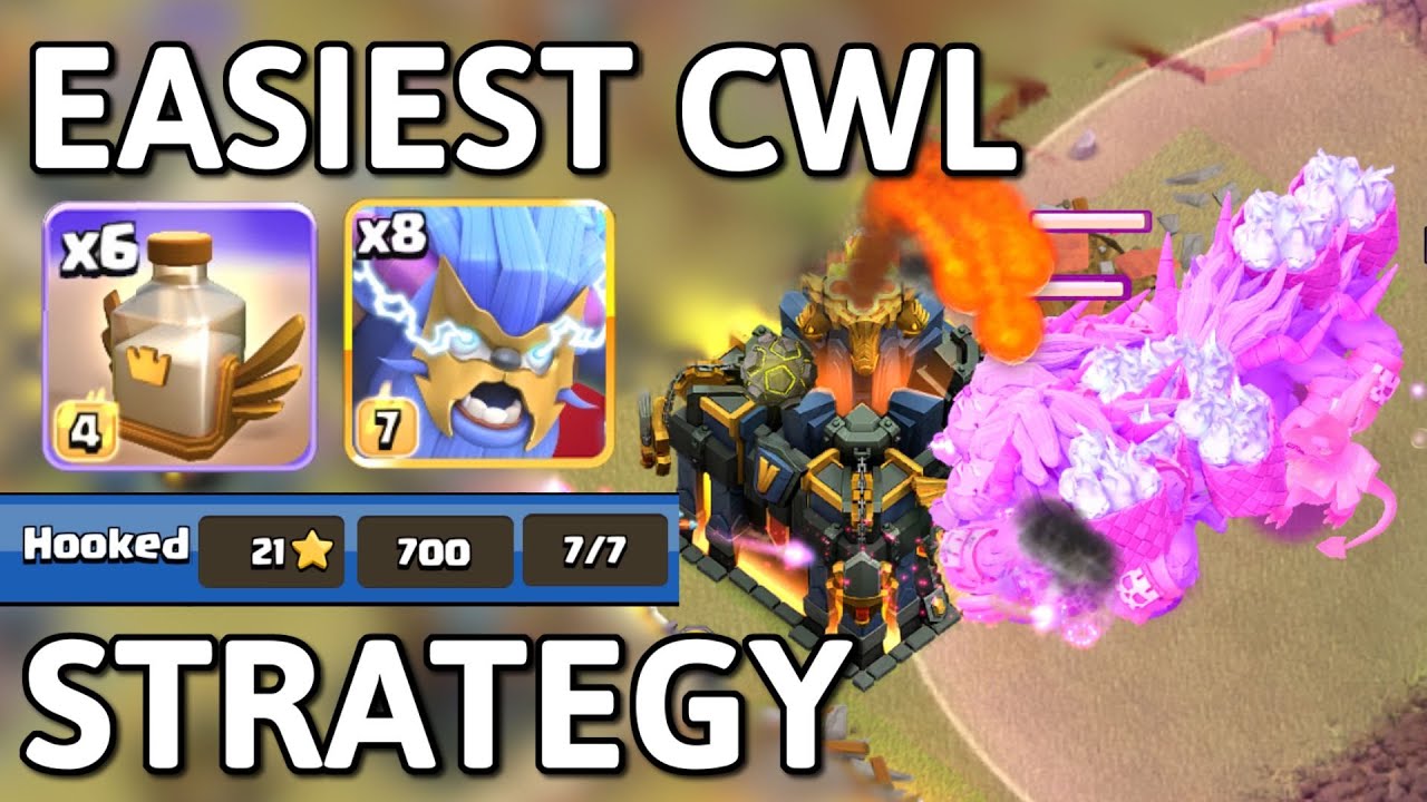 6 REVIVES + Mass SUPER YETIS is EASIEST TH17 Attack Strategy for CWL in Clash of Clans
