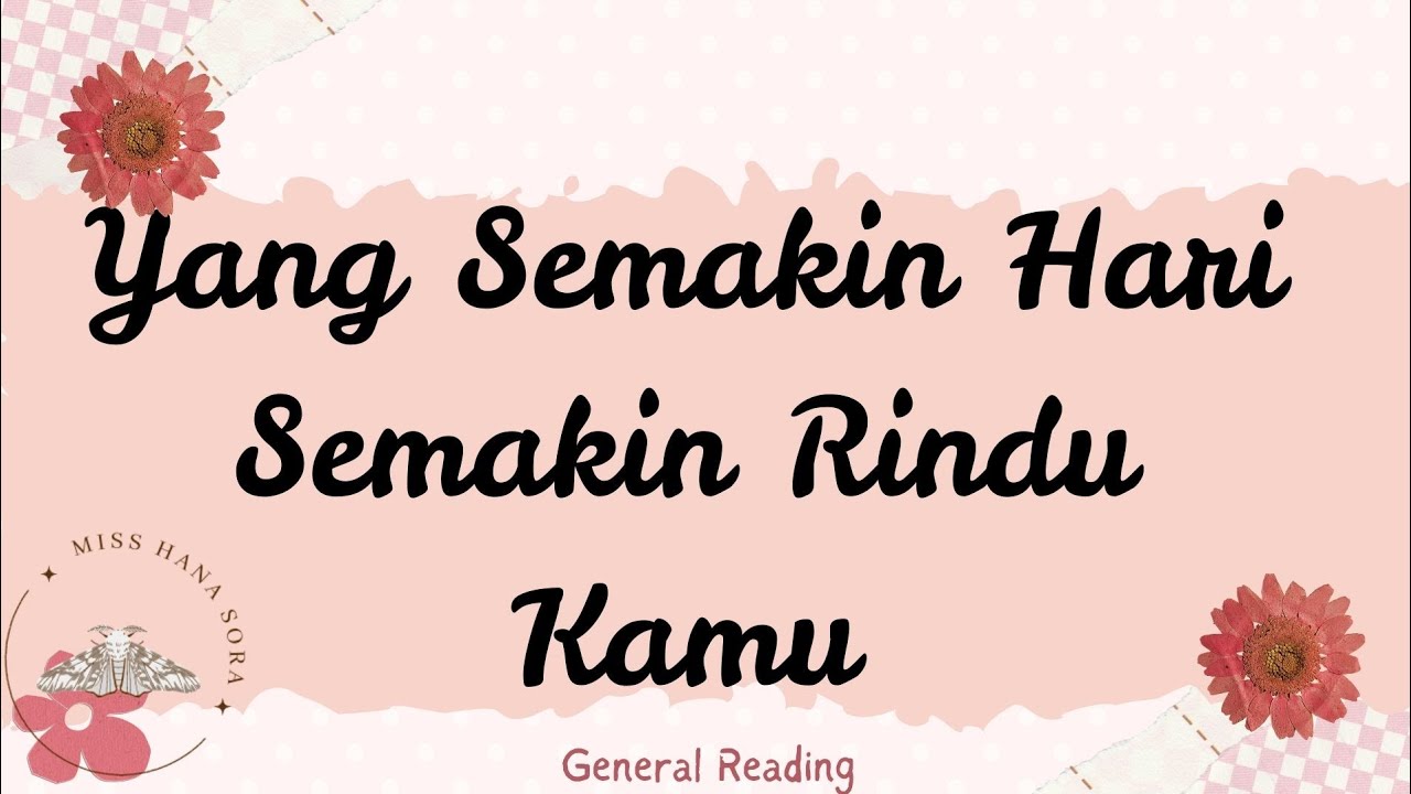 SEMAKIN HARI SEMAKIN RINDU KAMU