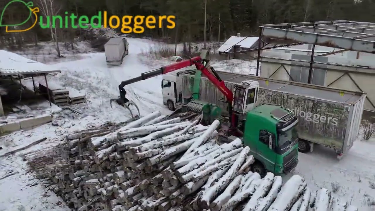 Efficient Woodchip Production & Transport &ndash; Modern Forestry Technology in Action!