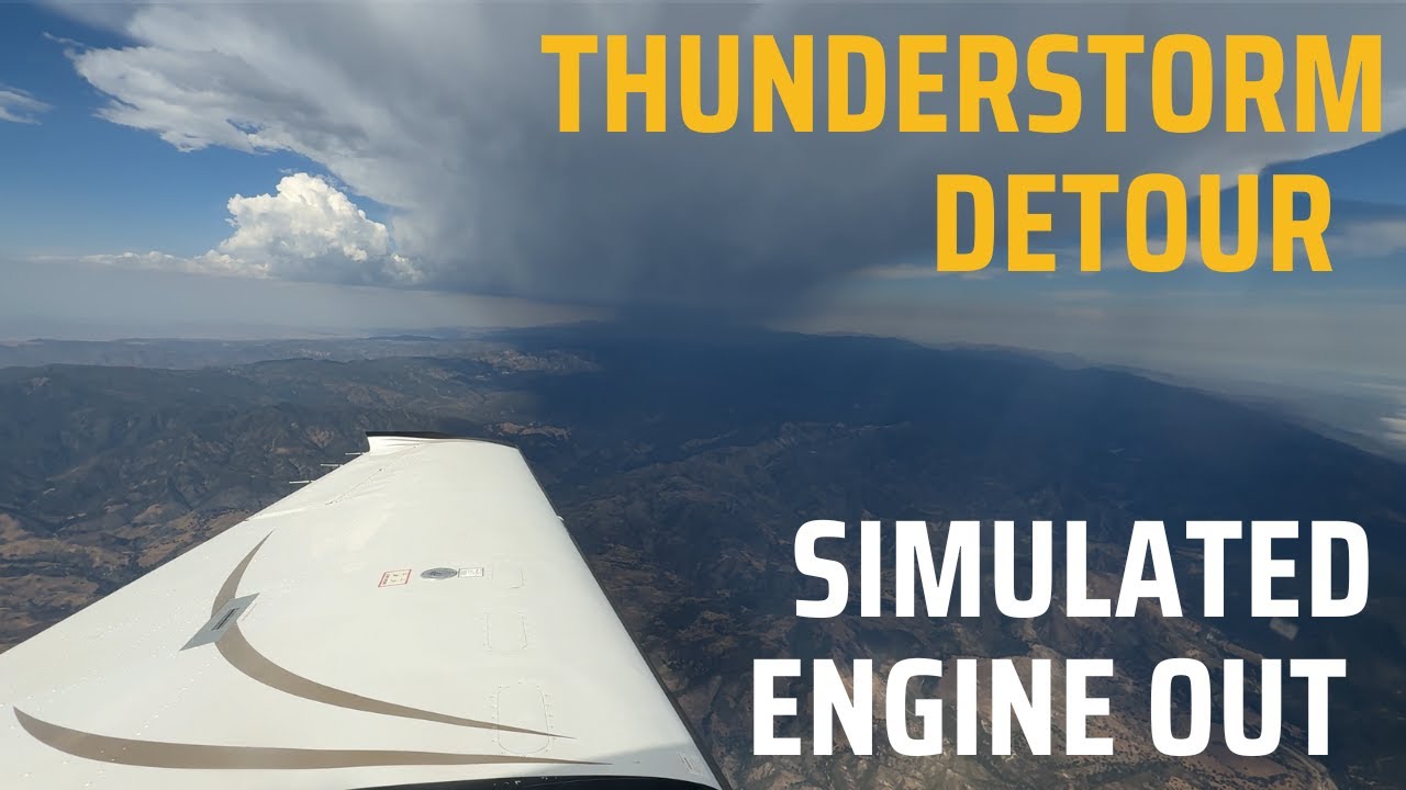 Simulated Engine Out – Thunderstorm Go-Around