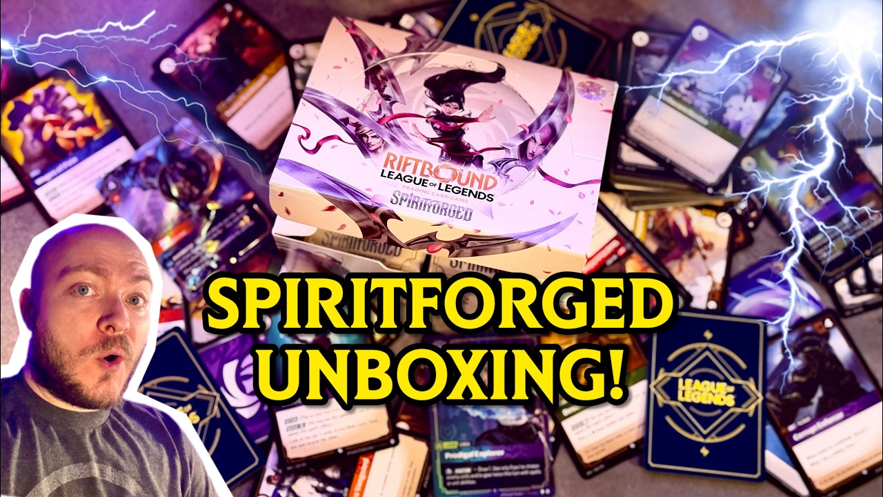 RIFTBOUND SPIRITFORGED BOOSTER BOX OPENING! | League of Legends Trading Card Game