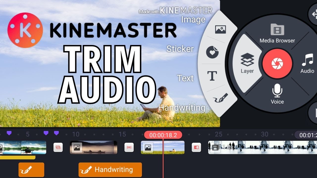 Как обрезать звук в Kinemaster 2024?