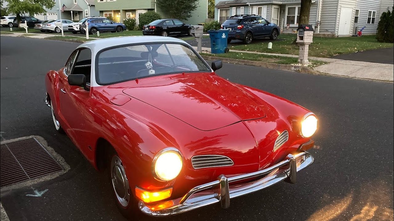 Taking The 1970 Volkswagen Karmann Ghia Back To It's Owner