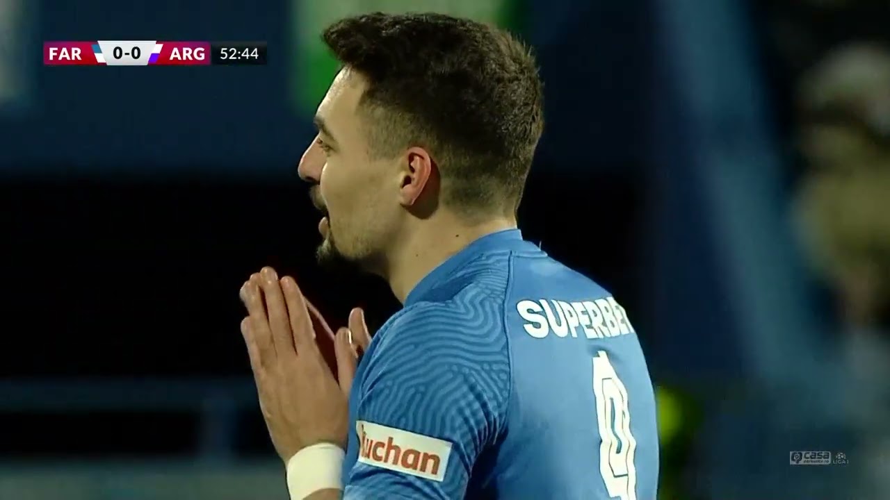 REZUMAT: Farul - FC Argeş 0-1. Hagi, emoţii mari pentru play-off