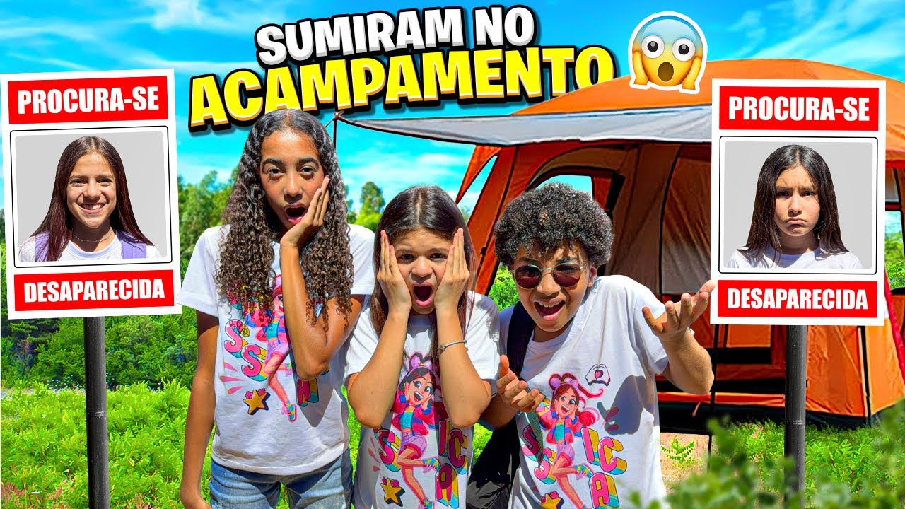 JÉSSICA E LOUISE SUMIRAM NO ACAMPAMENTO ESCOLAR! (Jéssica Sousa e FAMÍLIA)