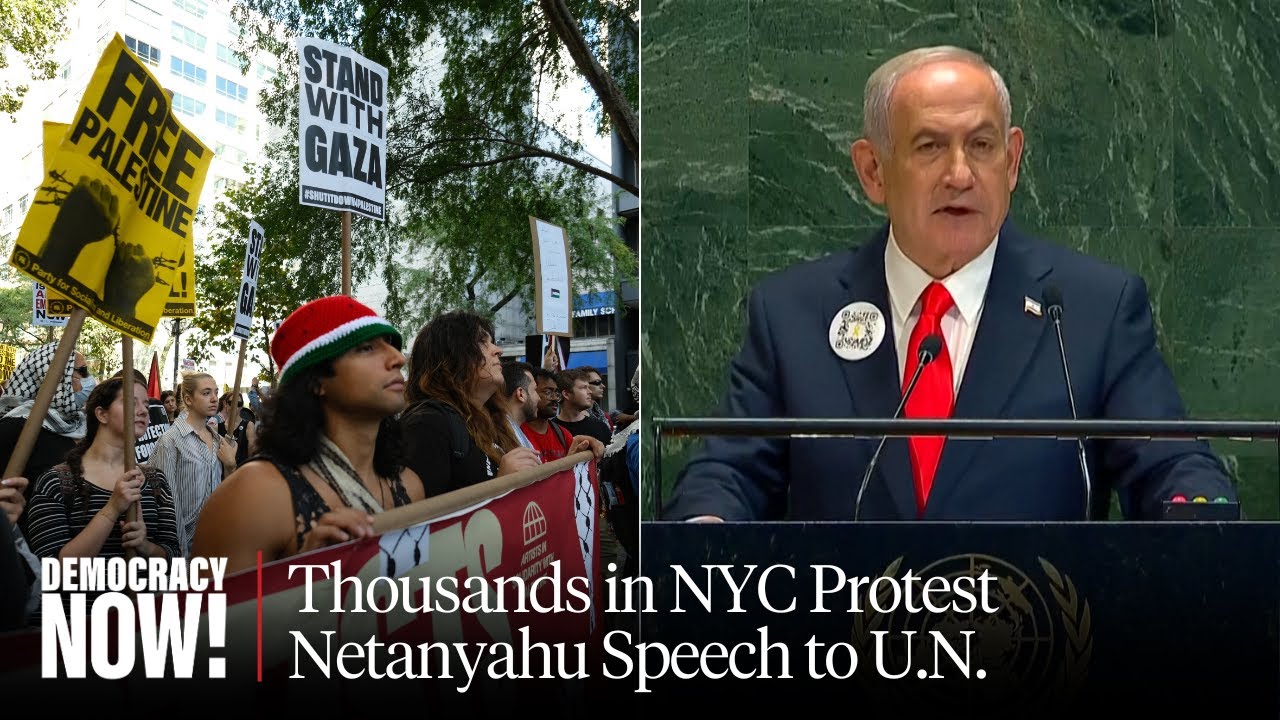 &ldquo;Arrest the War Criminal&rdquo;: Thousands Protest Netanyahu in NYC as He Addresses U.N.