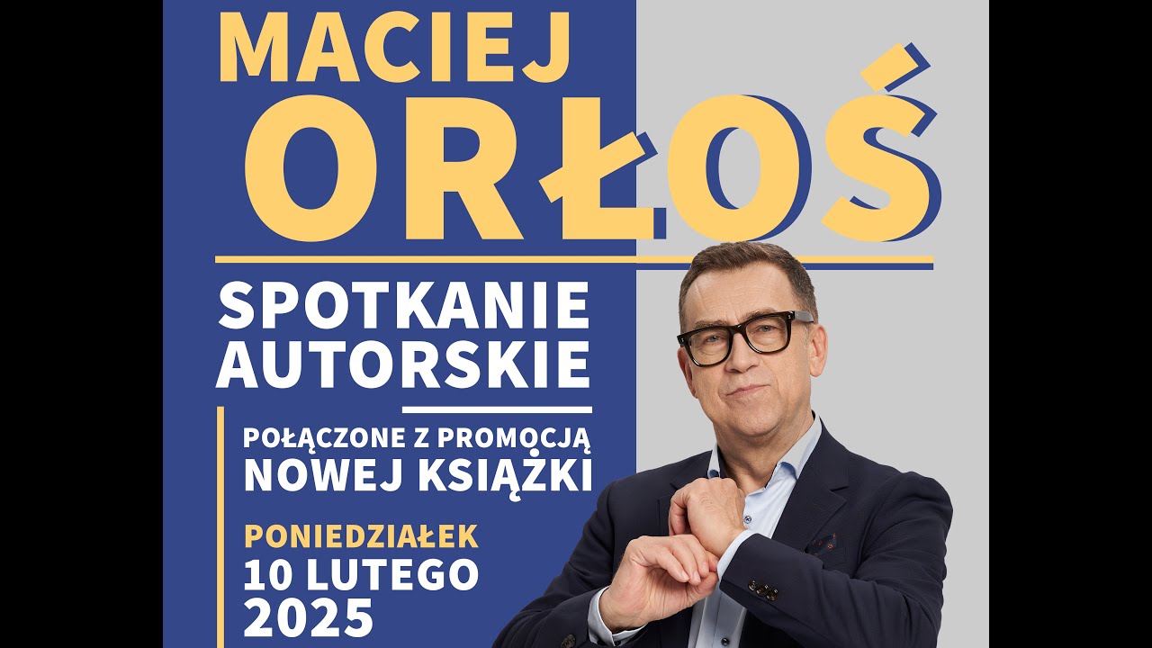 Spotkanie autorskie - Maciej Orłoś