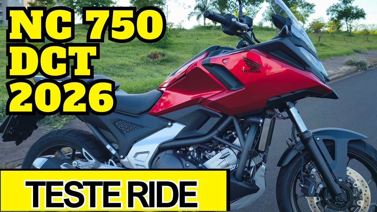 Nova Honda NC 750 2026 DCT | Test Ride Completo. #honda #nc750x