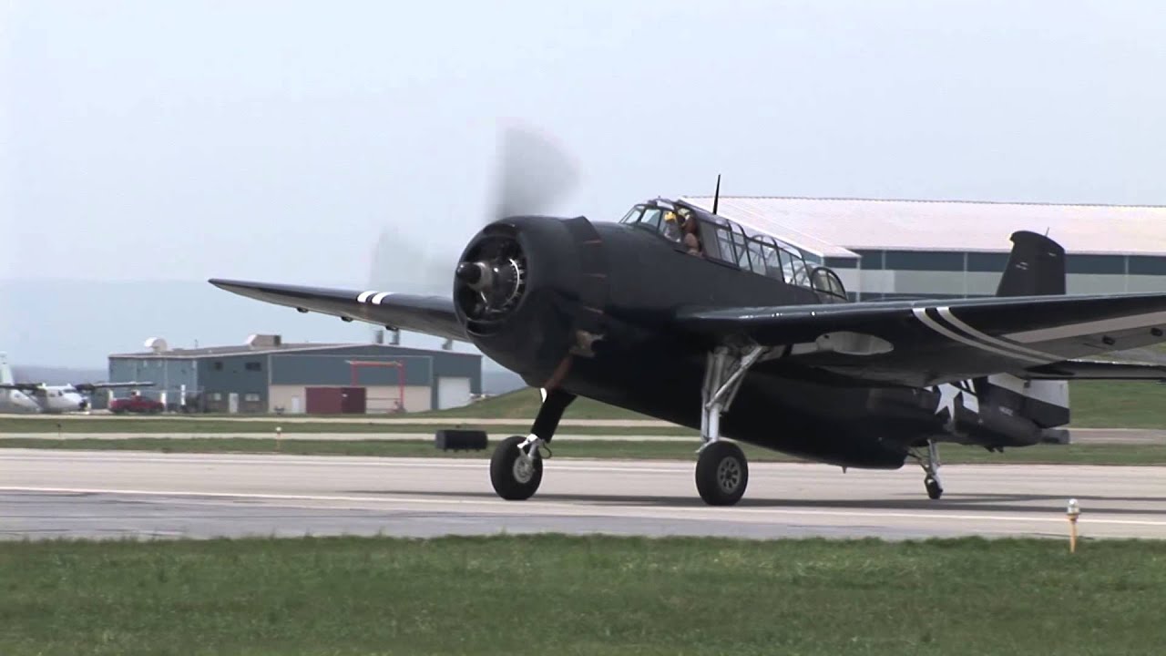 TBM Avenger N40402 First Flight after Restoration