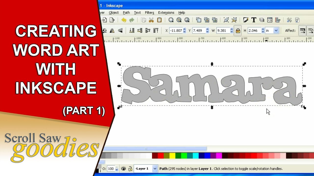 Creating Word Art with Inkscape (Part 1)
