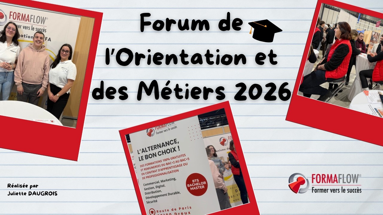 Formaflow présent au Forum de l'Orientation et des Métiers 2026 à Chartres