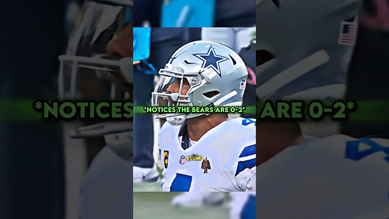 DAK Prescott Saves The Chicago Bears❤️&zwj;🩹🥹 #nfl #shorts