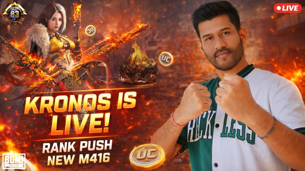 🔴 LIVE BGMI Rank Push to CONQUEROR 🏆 | Primewood Genesis + New Prize Path | INSANE Clutches
