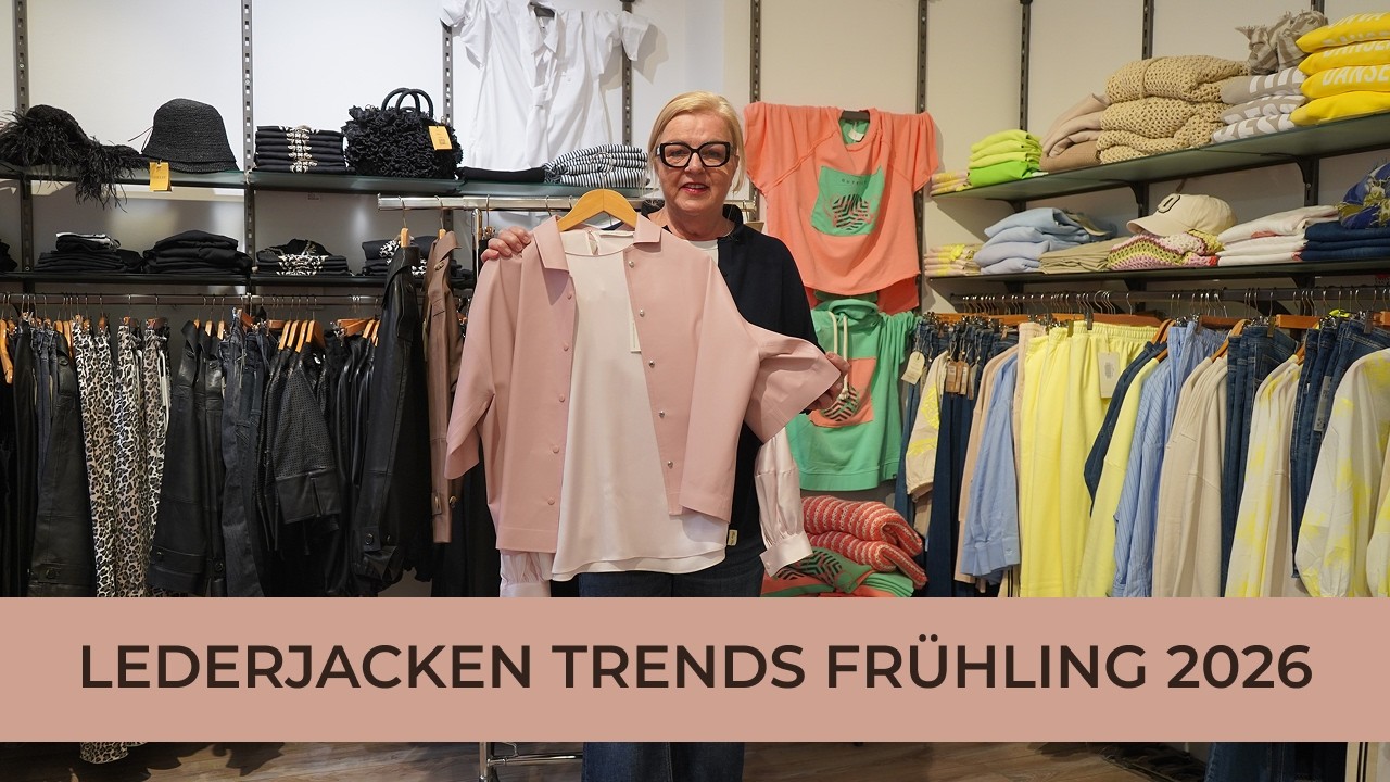 Lederjacken Trends Frühling 2026 – Das sind die Must-Haves!